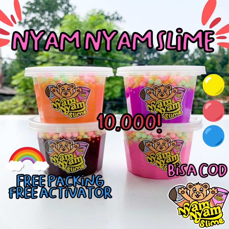 NYAM NYAM SLIME BY SLIME BINTARO FREE ACTIVATOR || SLIME MURAH || SLIME BAGUS || SLIME LUCU || ORIGINAL SLIME