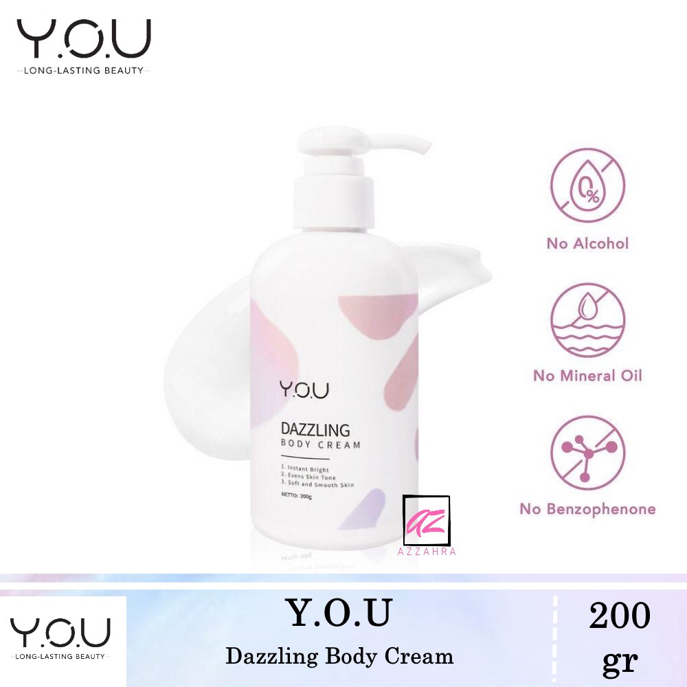 YOU Skincare YOU Dazzling Glow Up Series | Facial Foam | Toner | Day &amp; Night 20 40 | Tone Up | Body Cream