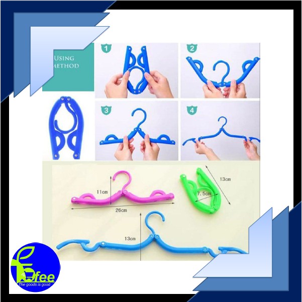 [IMPORT] - Hanger Lipat / Portable Hanger / Gantungan Bahan Plastik