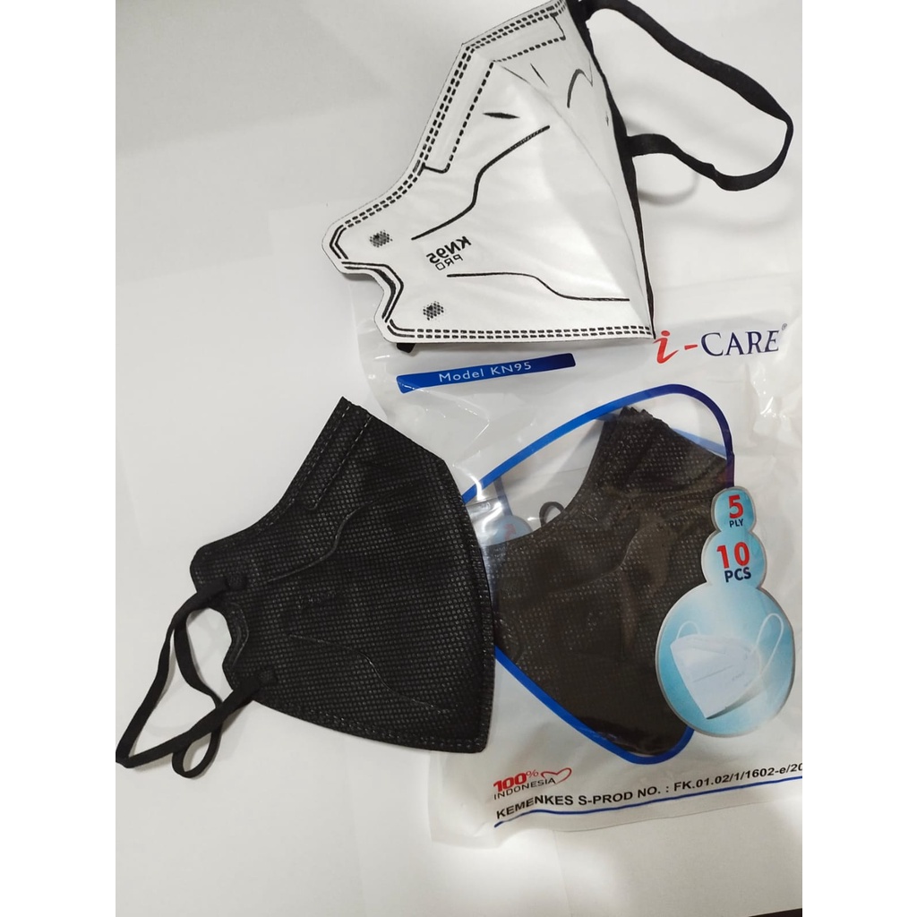 Masker KN95 Pro Sachet iCARE Chasa 5ply Premium Quality isi 10pc Kemenkes