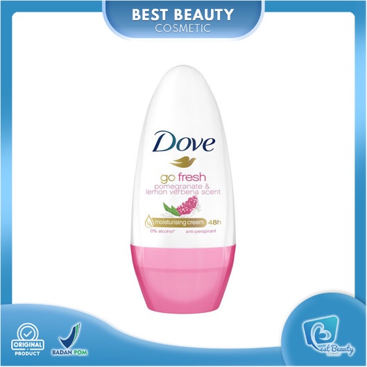 ★ BB ★  Dove Deodorant Roll On Go Fresh Pomegranate 40ml | Dove Deodorant Women Roll On