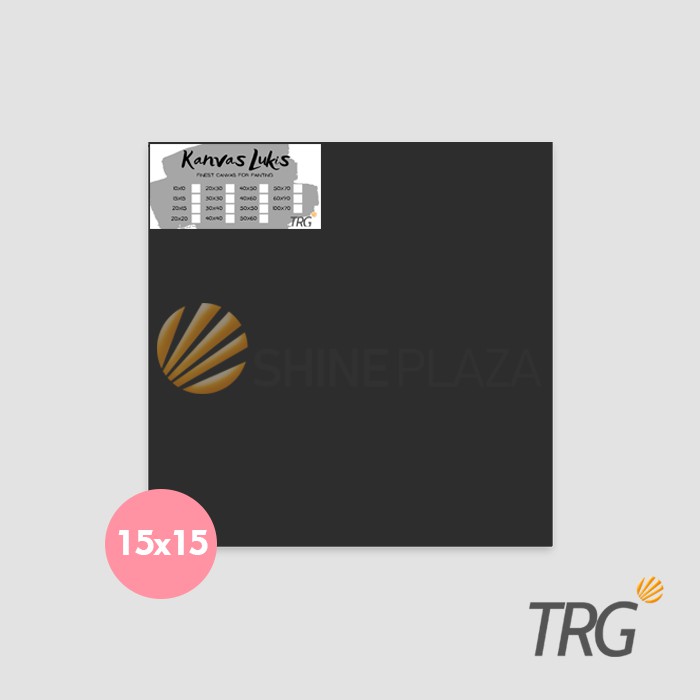 

Kanvas Lukis Hitam 15 x 15 cm TRG - Black Canvas Board 15x15 TRG