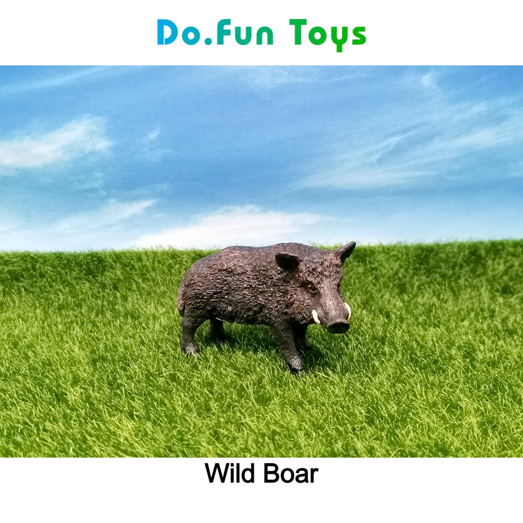 Animal Figurine | WILD BOAR / Mainan Miniatur Babi Hutan