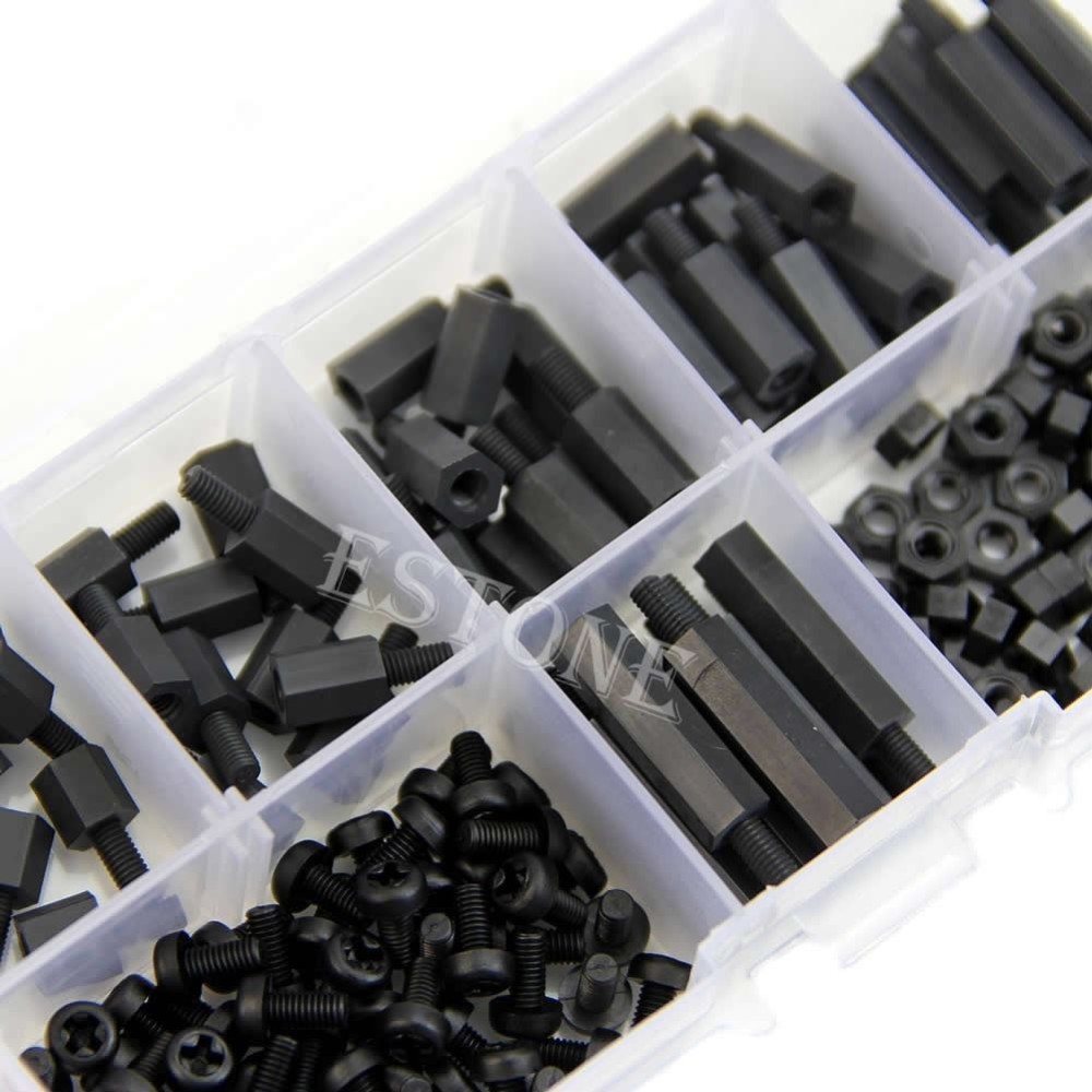 XHHD Set Stand-off Spacer Kit Nylon M3 180 PCS - M3