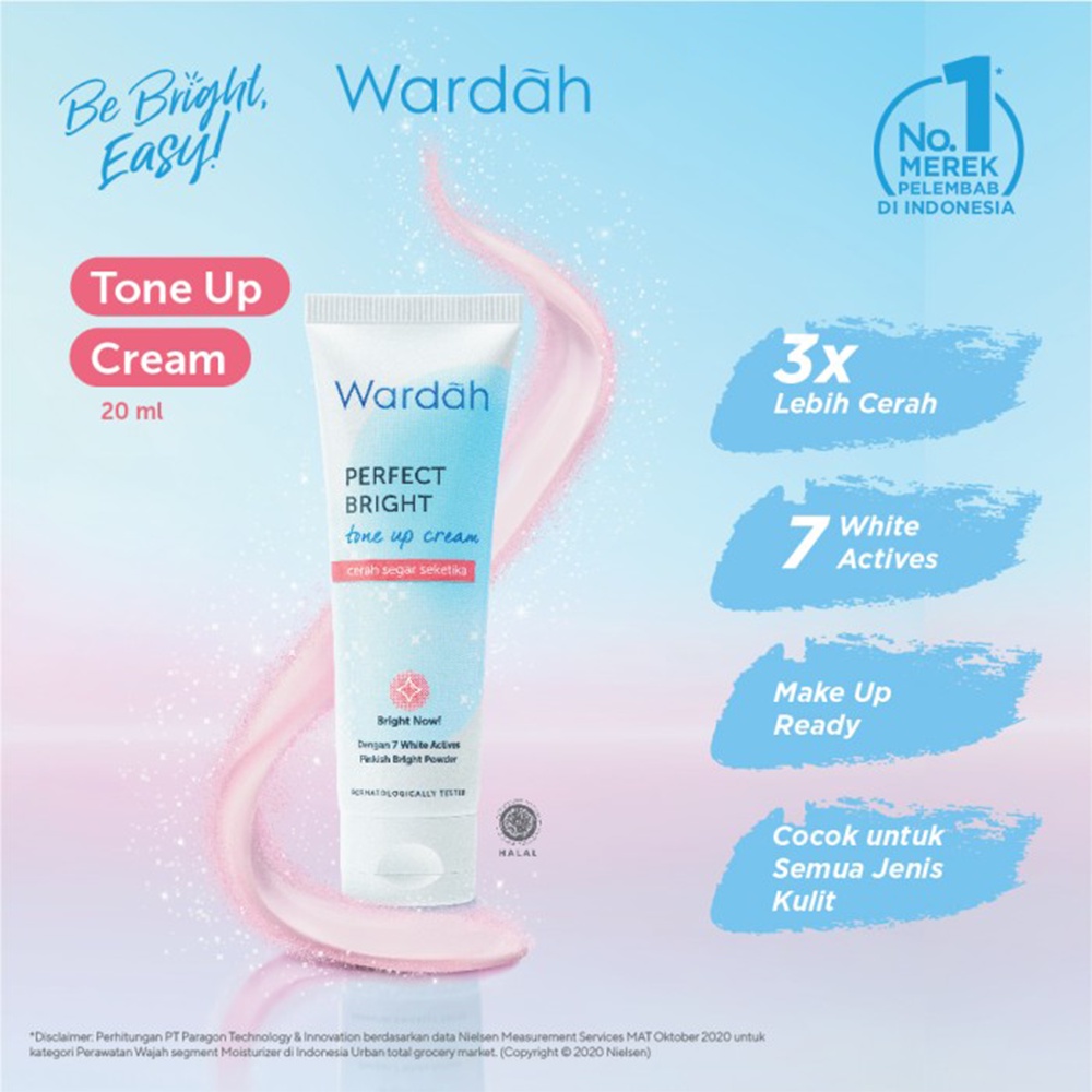 ❤ BELIA ❤ WARDAH Perfect Bright Series | Creamy Foam Moisturizer Tone Up Peel Off Powder Micellar BB Powder | Tone Up | | BABY BUNNY | BPOM