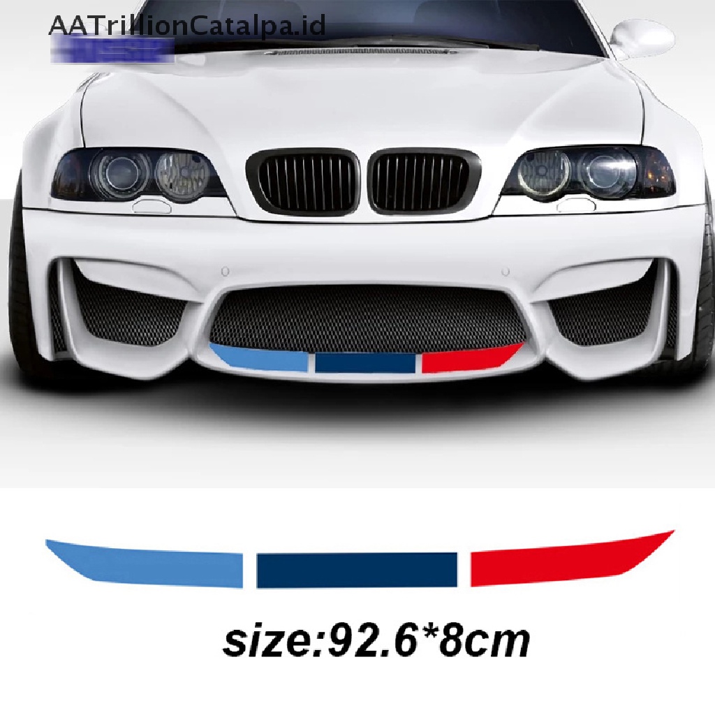 Stiker Bumper Depan Mobil Motif AATrillionCatalpa M Power Performance Untuk E36 E39 E46 E60 E61 E64 E70 E71