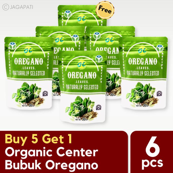 

Buy 5 Get 1 - Organic Center - Bubuk Oregano 40gr