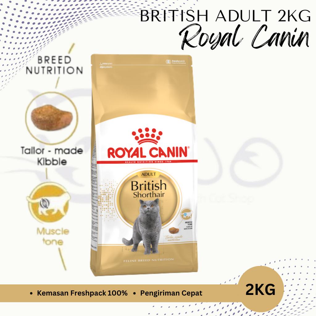 MAKANAN KUCING ROYAL CANIN BRITISH SHORTHAIR ADULT 2KG ROYALCANIN SHORT HAIR 2 KG