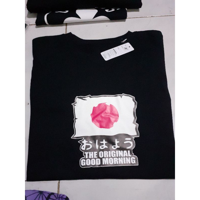 KAOS Bendera jepang good morning