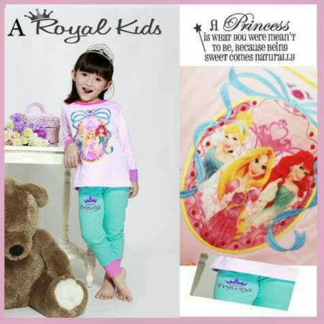 Piyama royal kids premium piyama anak bahan kaos katun lembut dan nyaman