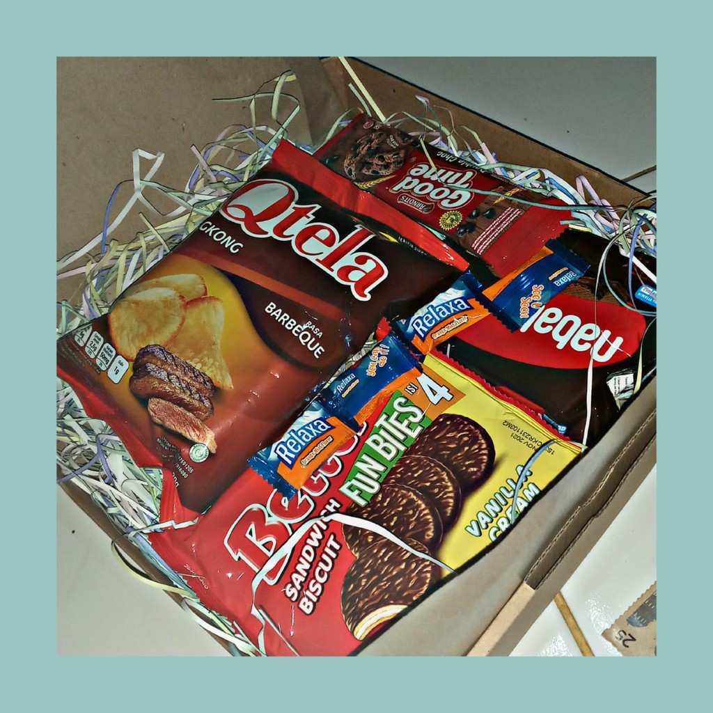Hampers Snack/Hampers makanan ringan/Gift Set/Gift Box/Paket Kado/Gift Snack