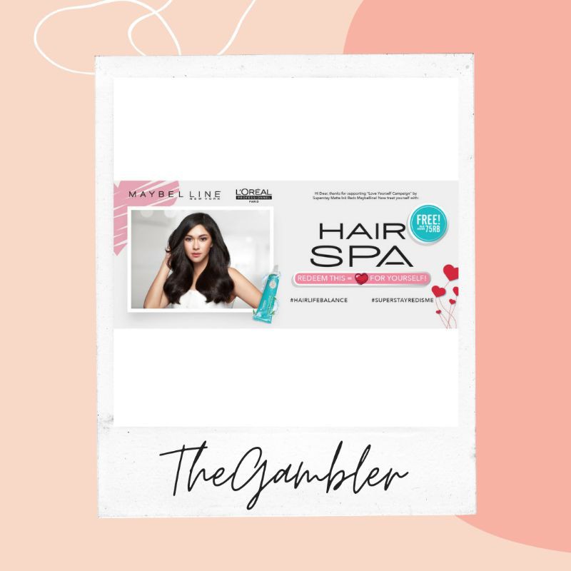 [GIMMICK] Maybelline L'oreal Hairspa Voucher
