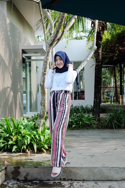 STRIPE CULLOTE/womenwearhijab/womenwear/cullote