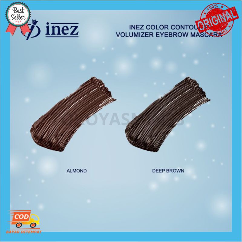 Inez Color Contour Plus Volumizer Eyebrow Murah