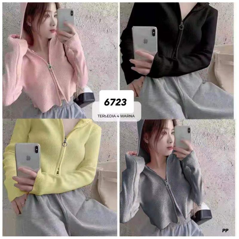 Jaket rajut import 6723