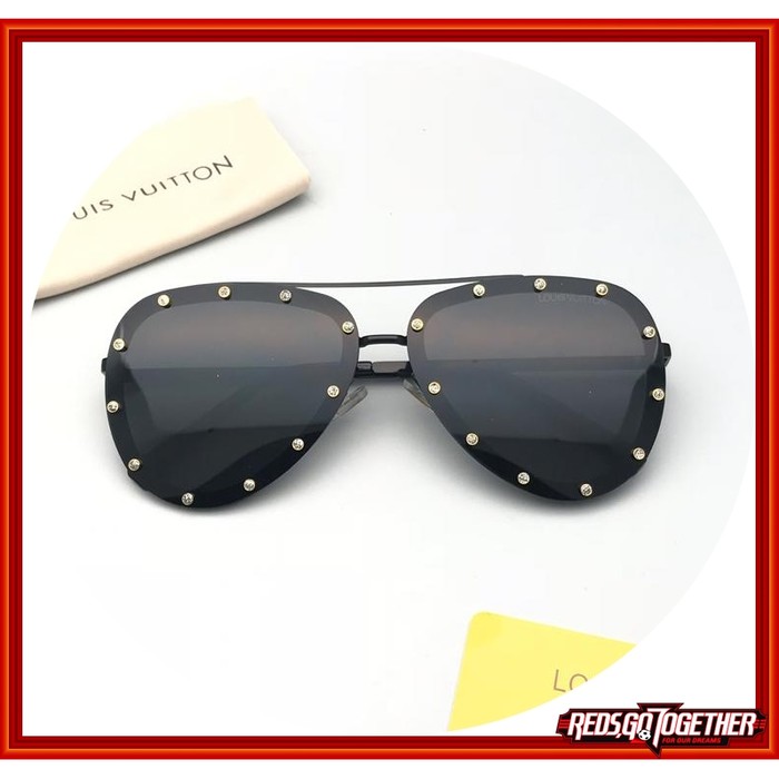 KACAMATA PRIA WANITA FASHION PROMO SUNGGLASES LV PARTY N-44 -
