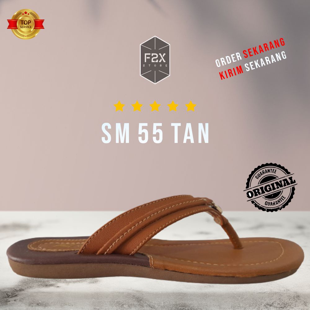 SANDAL WANITA / SENDAL WANITA JEPIT TEPLEK TRENDY MURAH RINDI SM 55 SERIES