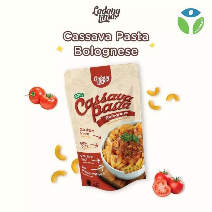 

PASTA-ANEKA- LADANG LIMA - CASSAVA PASTA BOLOGNESE 155GR -ANEKA-PASTA.