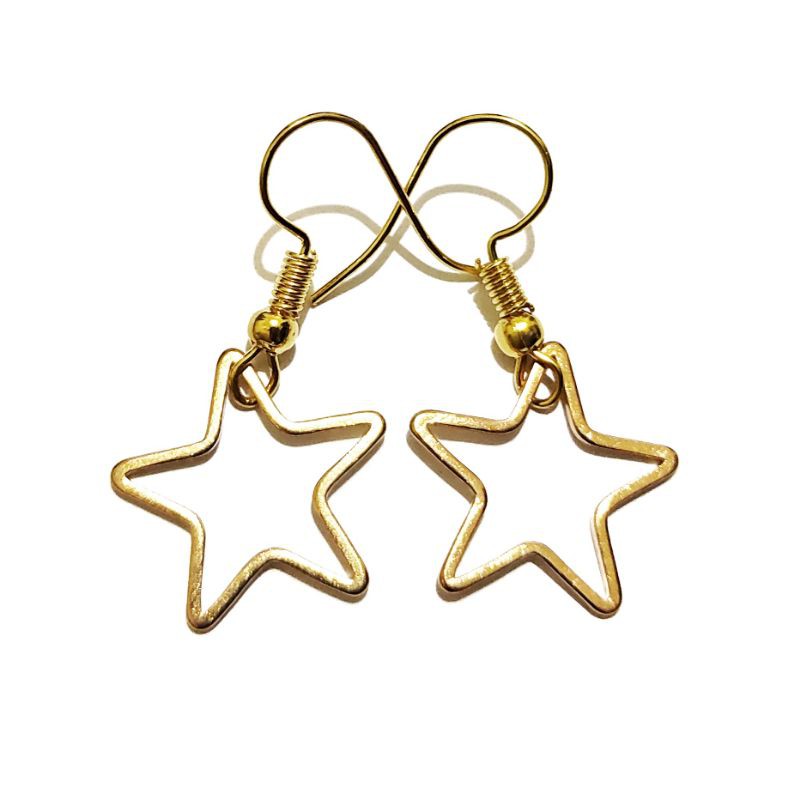 Tania Star Hook Earrings Anting Hooks Handmade