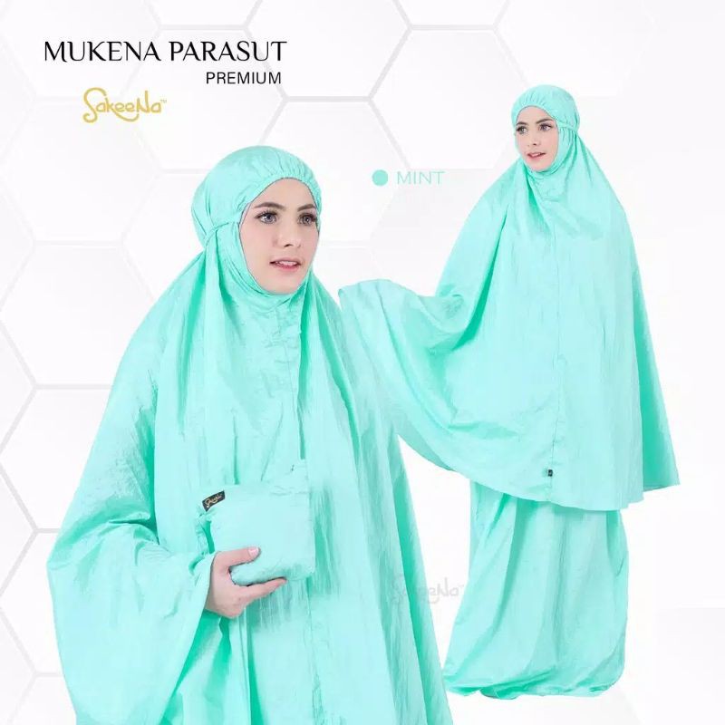 Mukena parasut premium SAKEENA travelling