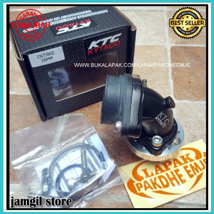 INTAKE MANIFOLD 28 MM KTC ORIGINAL JUPITER Z MIO SUPRA X125 DLL ROTARY