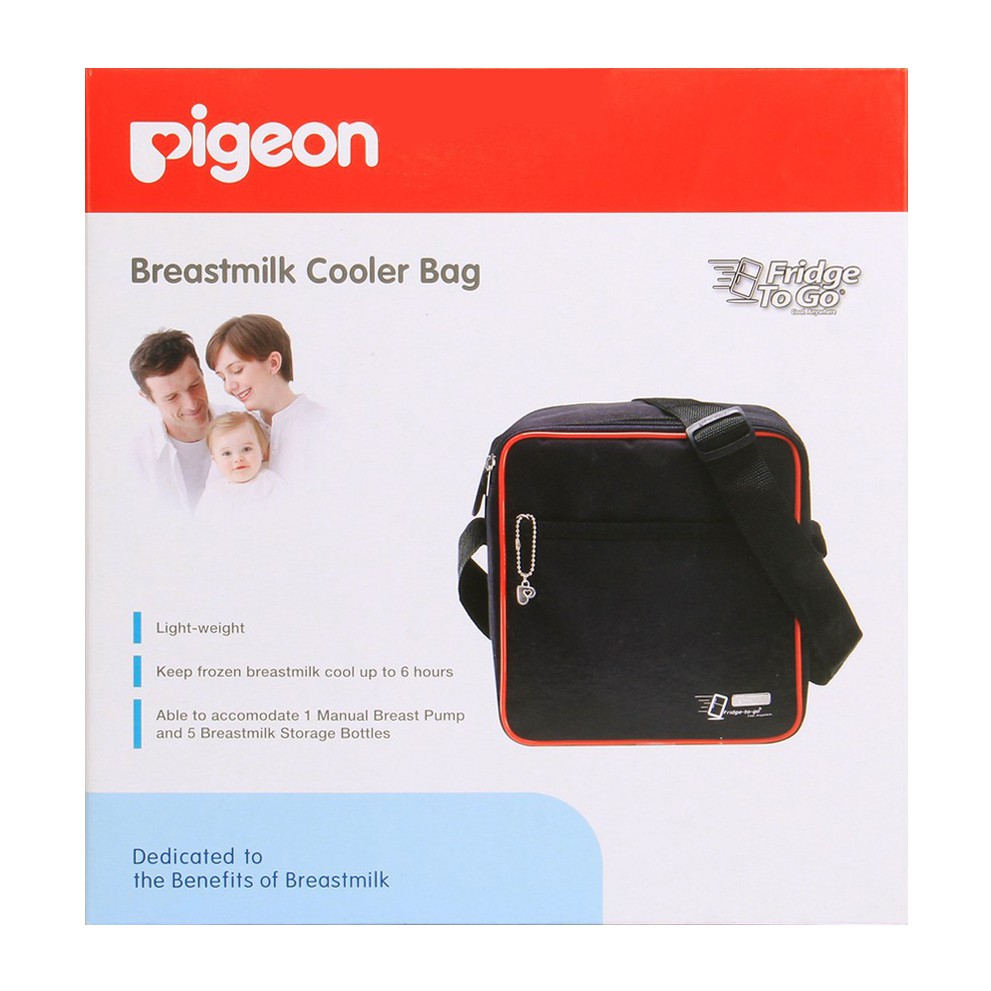 Pigeon Breastmilk Cooler Bag Tas Pendingin ASI Free Ice Blue 2 Pcs