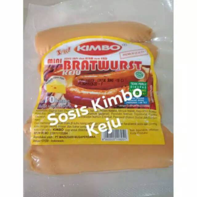 

Sosis Sapi Mini Kimbo Bratwurst Keju Isi 10pcs