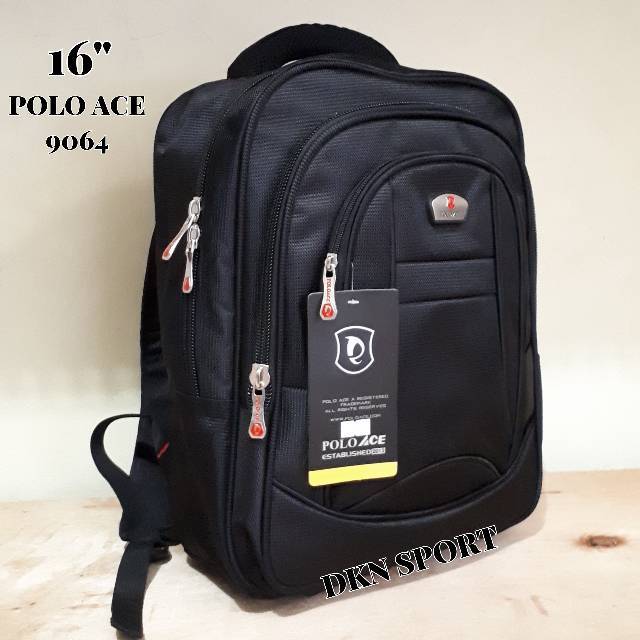 Tas ransel laptop polo ACE 9064 size 16 inch