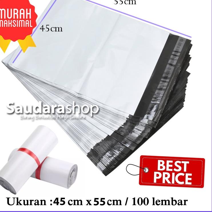 

Update! Polymailer Packing 45cm x 55cm 100 lembar / Polymailer 45x55 Hitam / Polymailer 45x55 ~