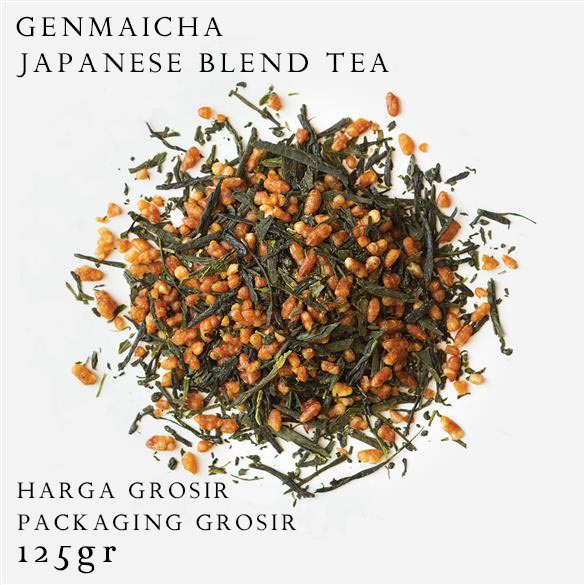 

GENMAICHA/japanese green tea/grosir/125gr