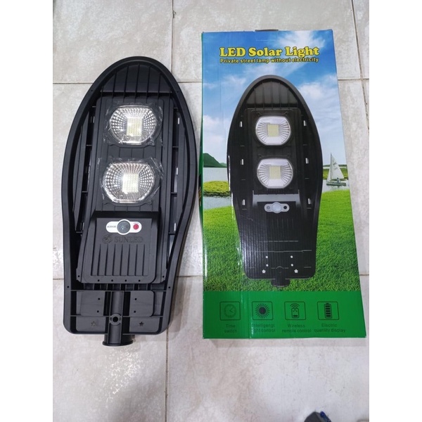 PJU cobra solar cell all in one 100watt lampu jalan LED solar panel ada remote