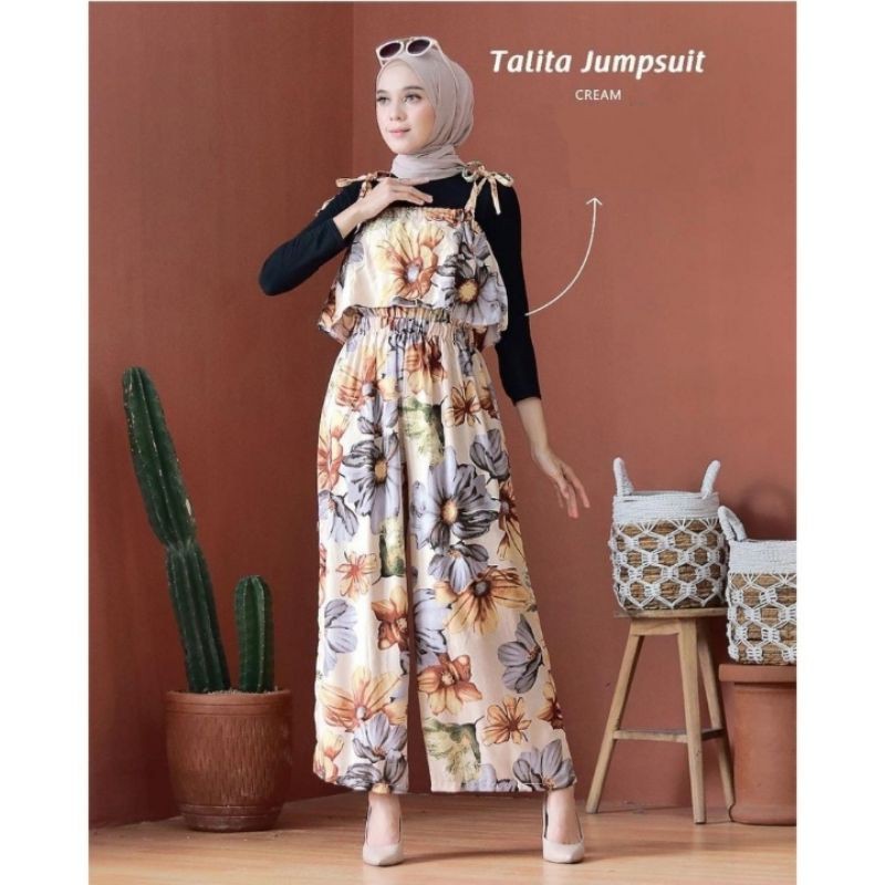 LETHA JUMPSUIT WANITA / TALITA JUMPSUIT / TEAMO JUMPSUIT