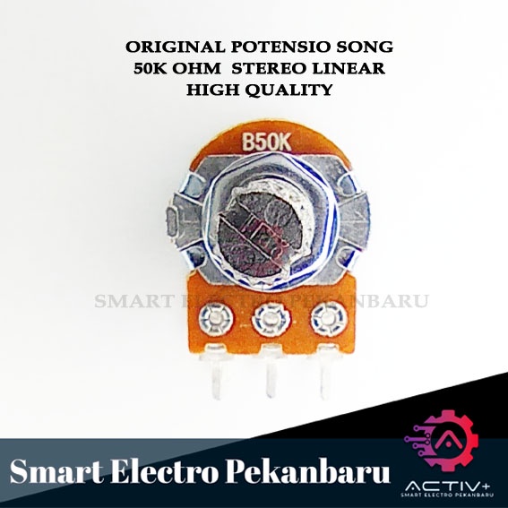 ORIGINAL POTENSIO 50K-OHM STEREO / WL / SONG / TD 50K OHM Potensio Stereo Linear 50000 Ohm Potensiom