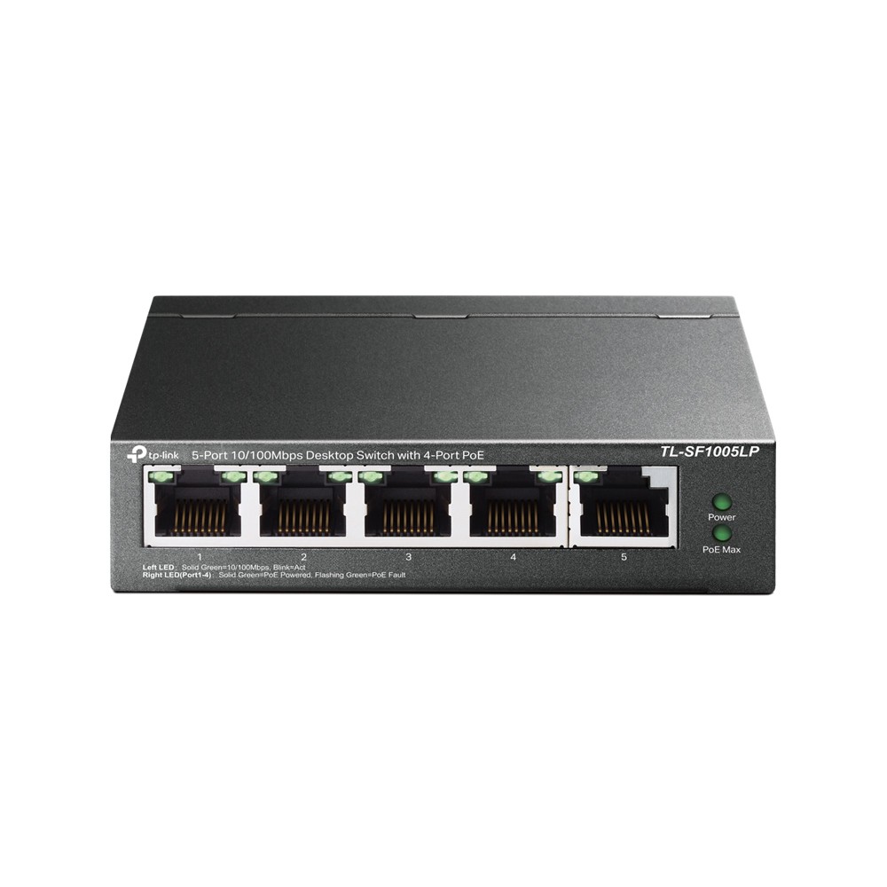 TP-Link Switch TL-SF1005LP 5Port 10-100Mbps Switch with 4Port PoE