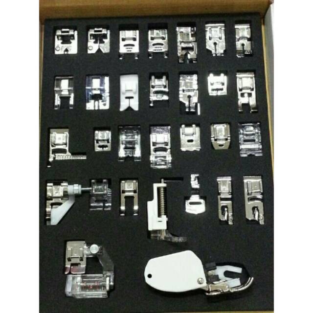 Sepatu Set 30pcs FR-030 Multifunctional Kit untuk Mesin Jahit Portable
