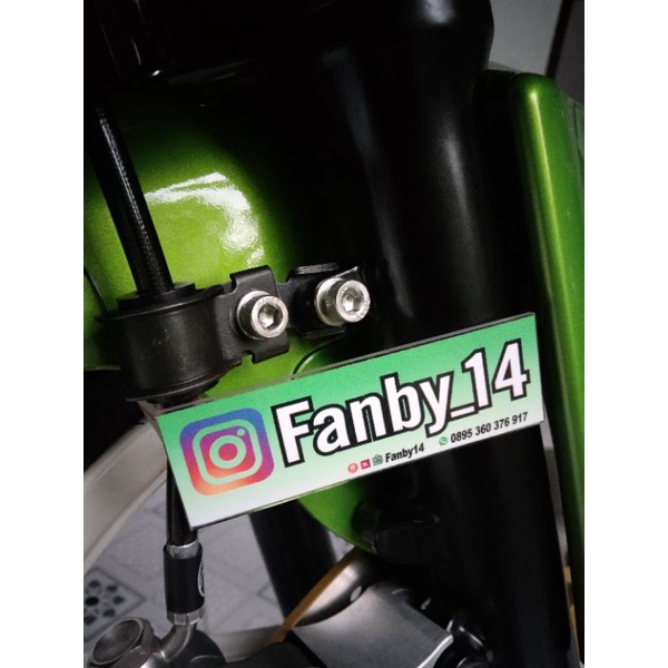 Baut L Stainles Baut Breket Pegangan Selang Rem Depan Ninja R Ninja SS Ninja RR New OLD Dan ZX