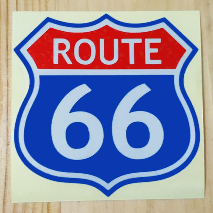 

Stiker / Sticker ROUTE 66 BLUE