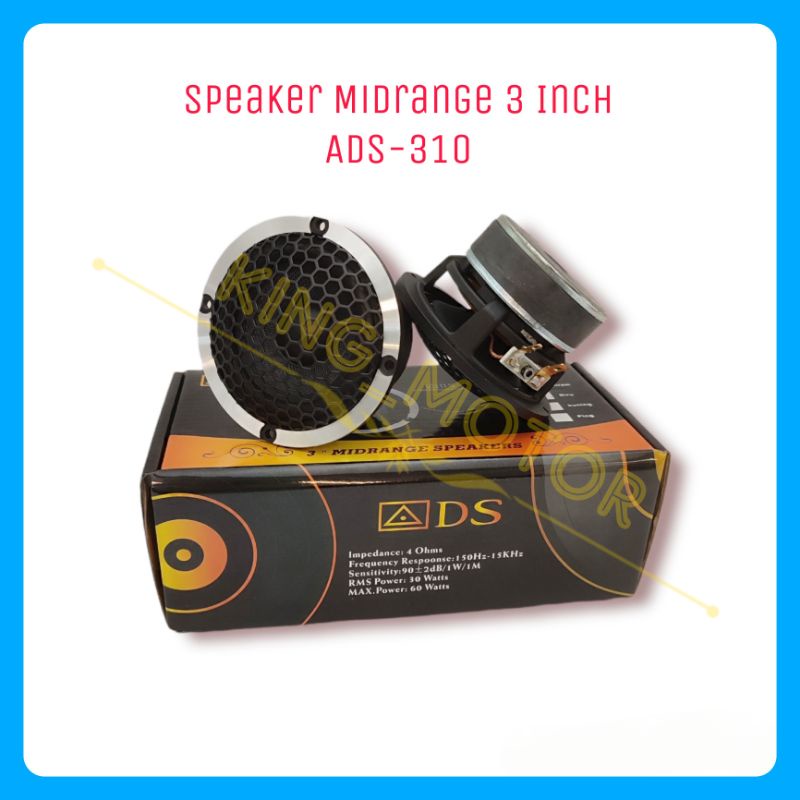 Speaker Midrange/Mid Range 3 Inch ADS-310
