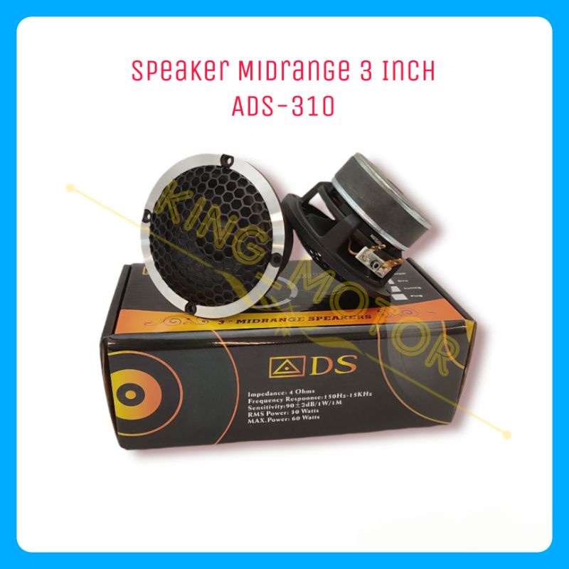 Speaker Midrange/Mid Range 3 Inch ADS-310