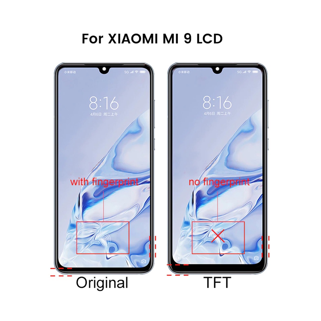 [ CHECK.ID ] LCD + FRAME XIAOMI MI 9 MI9