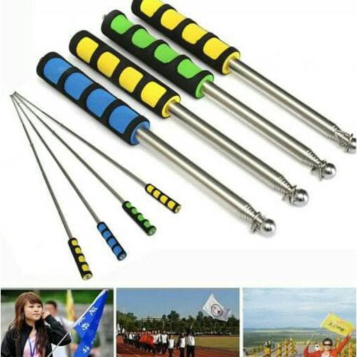 

Tongkat Bendera Tour Leader 1,2 M - Merah TERPERCAYA