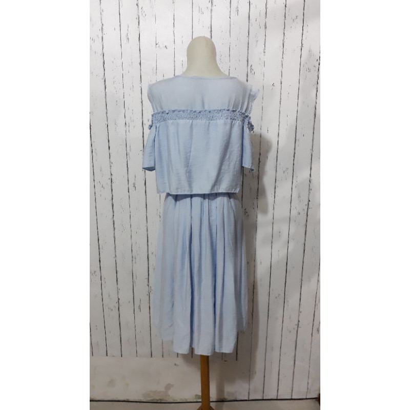 Dress Biru Muda