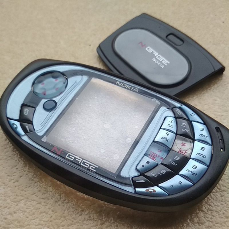 Casing Case Kasing Nokia N-gage QD couple biru hitam