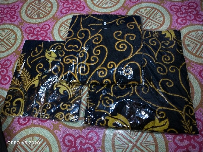 Batik Couple Keluarga Maura Couple Sania Ruffle Ori Ndoro Jowi Dnt Termurah