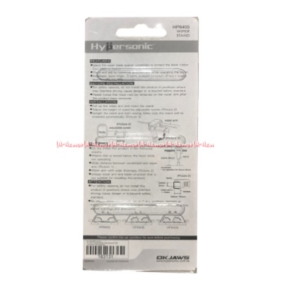 Hypersonic Wiper Stand Tempat Berdiri Wiper Penyangga Wiper Wipper Hipersonic Hyper sonic Water Wipers Stand Untuk Mobil