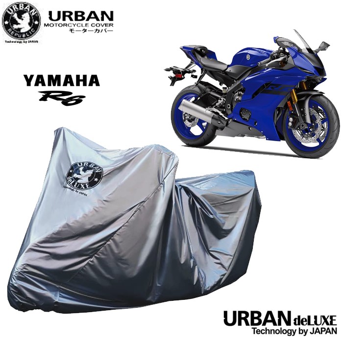 Sarung Penutup Selimut Pelindung Body Cover Motor YAMAHA R6 Waterproof Anti Air UV URBAN DELUXE