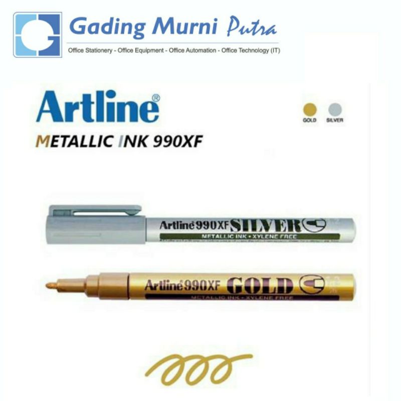 

Spidol ARTLINE 990XF Gold/Silver Metallic Marker