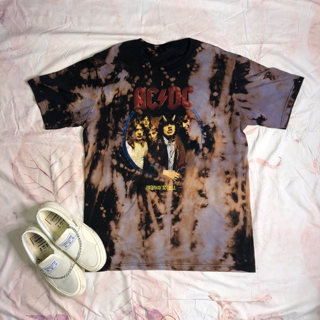 ACDC Higway to hell kaos TIE DYE