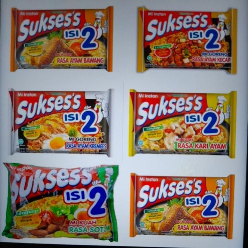 

WINGS FOOD MIE SUKSESS isi 2 rasa ayam kecap ayam kremes kari ayam