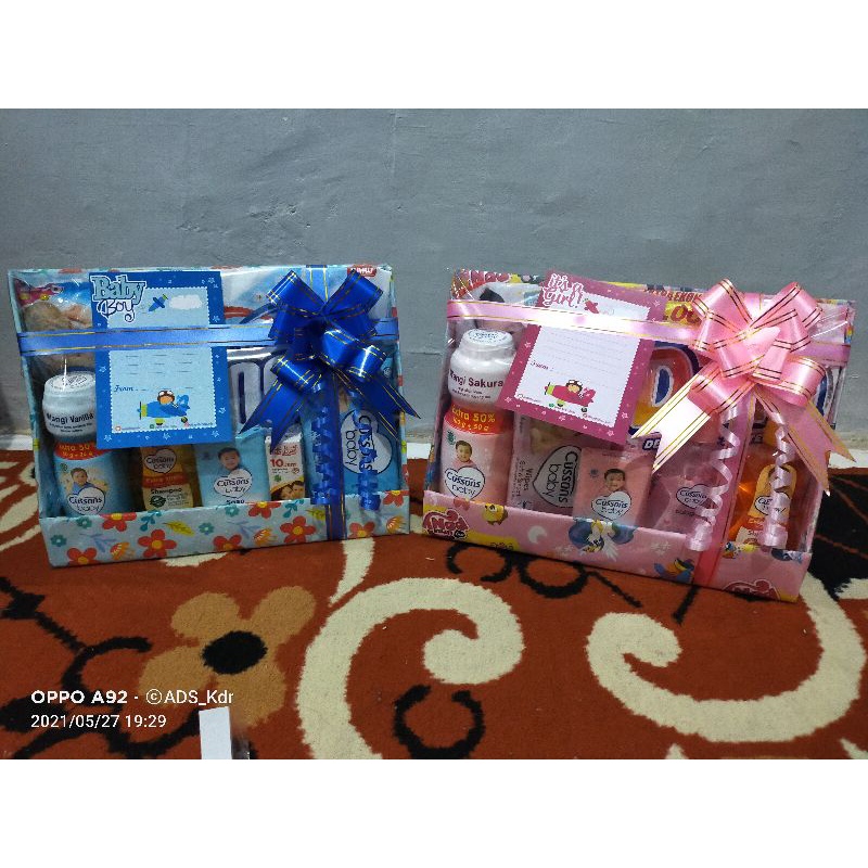 PARCEL BAYI NEWBORN BARU LAHIR KADO BAYI BABY GIFT PAKET BAJU HAMPERS TELON COWOK CEWEK BOY GIRL-4